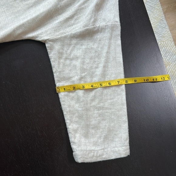 ZARA Brand Linen Blend Oversized Long Blazer - Picture 11 of 11